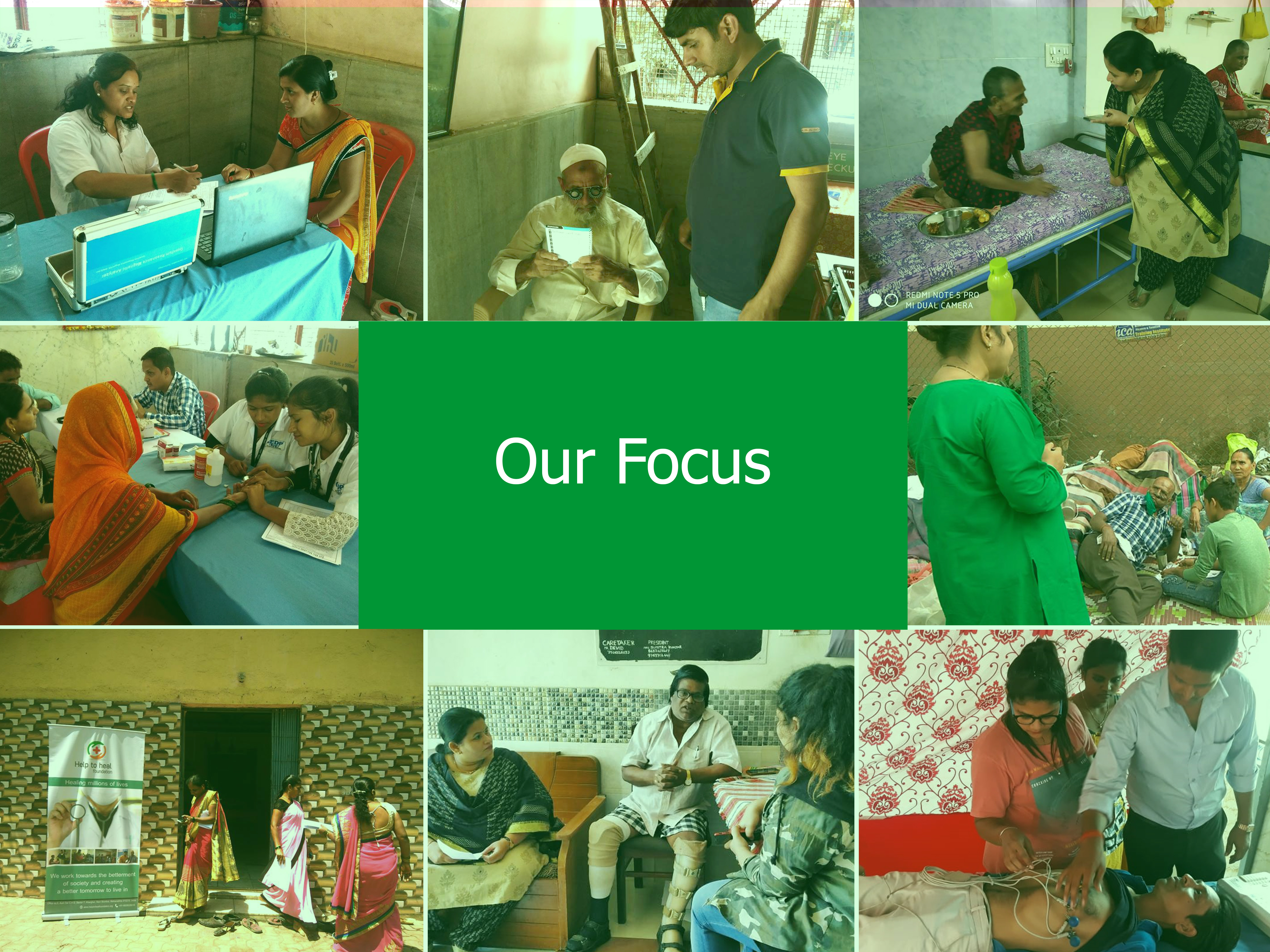 Our focus in help to heal camp